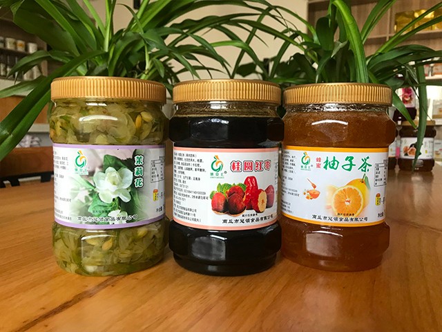 茉莉花花茶、桂圓紅棗花茶、柚子花茶